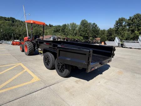 New **SPECIAL OFFER** 2026 Griffin Trailers GT 5X10 Low Profile Dump Trailer W/ BLACK ALUMINUM WHEELS - 7000# GVWR