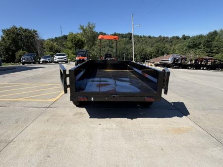 New **SPECIAL OFFER** 2026 Griffin Trailers GT 5X10 Low Profile Dump Trailer W/ BLACK ALUMINUM WHEELS - 7000# GVWR
