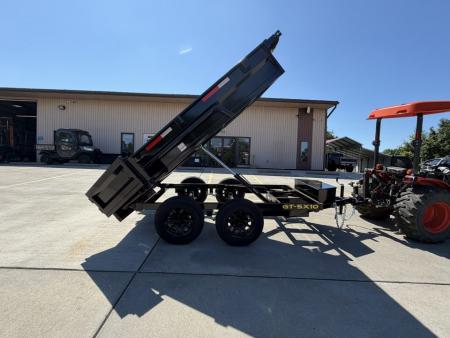 New **SPECIAL OFFER** 2026 Griffin Trailers GT 5X10 Low Profile Dump Trailer W/ BLACK ALUMINUM WHEELS - 7000# GVWR