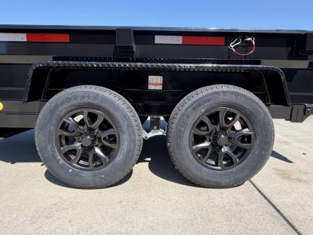 New **SPECIAL OFFER** 2026 Griffin Trailers GT 5X10 Low Profile Dump Trailer W/ BLACK ALUMINUM WHEELS - 7000# GVWR