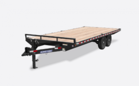 New 2026 Sure-Trac 8.5X18 LOW PROFILE FLATBED 10K Deckover Trailer