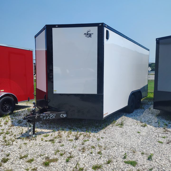 New 2026 Maximum Cargo Trailers 8.5x16 TA, 7' interior height, 3.5k axles, .080 Polycore Cargo / Enclosed Trailer