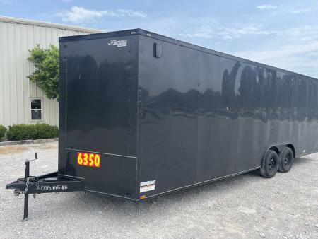 Used 2024  REPO  Quality Cargo 8.5 X 24 ENCLOSED CAR TRAILER 7K GVWR