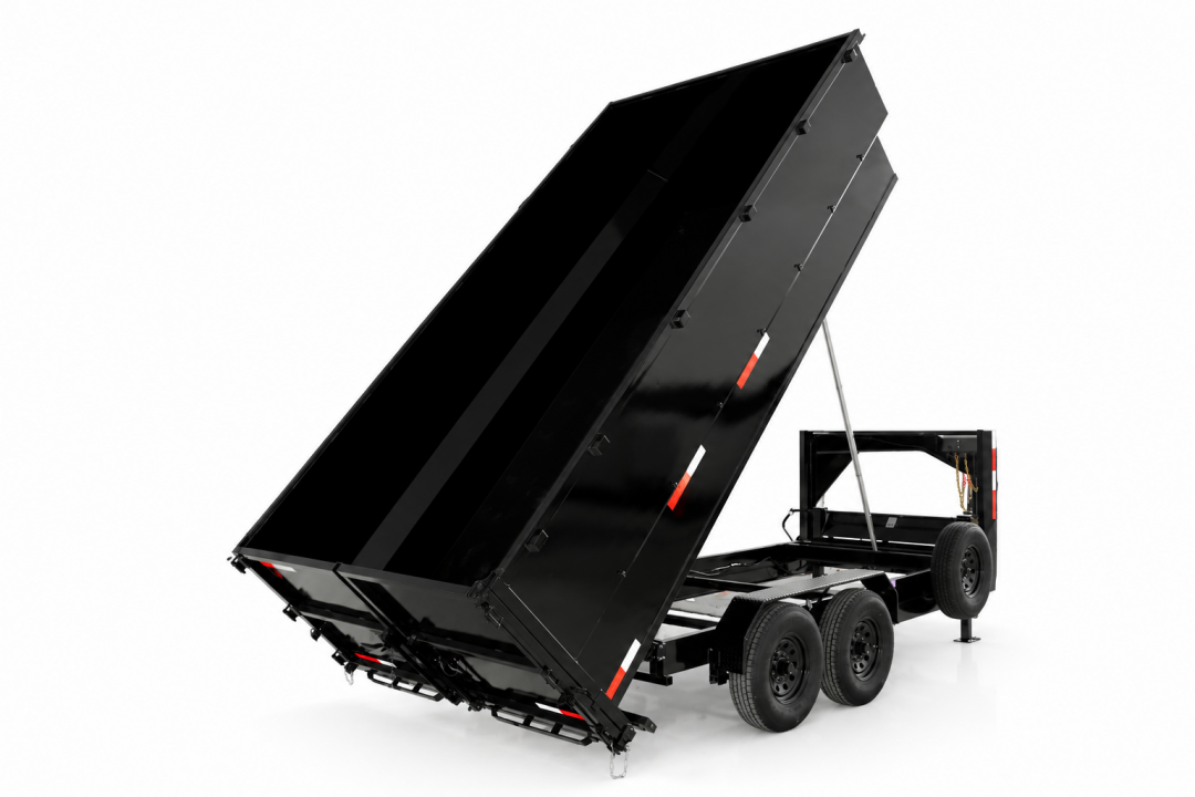 New 2026 Texas Pride Trailers 7x16x4 Gooseneck Dump Trailer