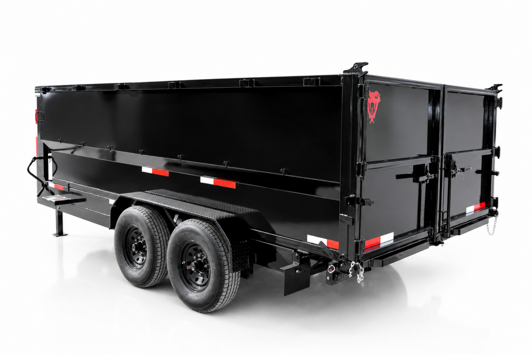 New 2026 Texas Pride Trailers 7x16x4 Gooseneck Dump Trailer