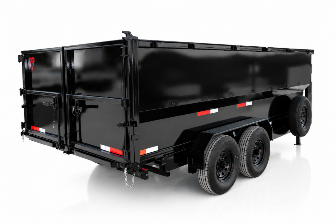 New 2026 Texas Pride Trailers 7x16x4 Gooseneck Dump Trailer