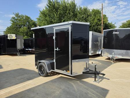 New 2027 New 5x8 SA Semi-Screwless Enclosed Trailer | Spoiler Package | .08 Polycor | Dexter Axle | 1197
