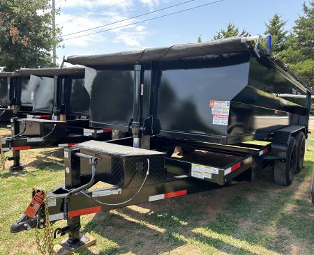 New 2026 Texas Pride Trailers 7x14x3 Tandem Axle Dump Trailer-UPGRADES!!!