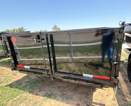 New 2026 Texas Pride Trailers 7x14x3 Tandem Axle Dump Trailer-UPGRADES!!