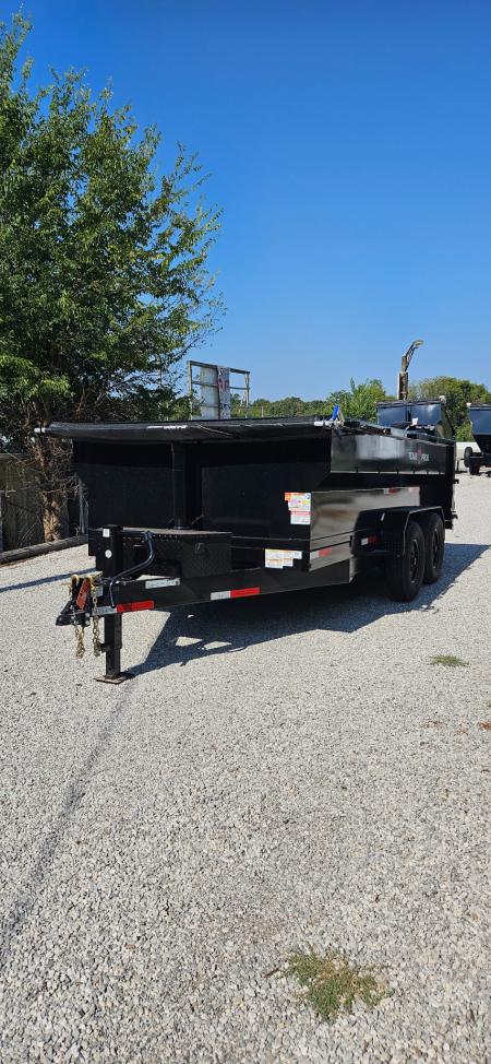 New 2026 Texas Pride Trailers 7x14x3 Tandem Axle Dump Trailer-UPGRADES!!