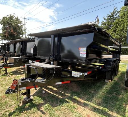 New 2026 Texas Pride Trailers 7x14x3 Tandem Axle Dump Trailer-UPGRADES!!