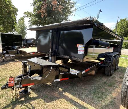 New 2026 Texas Pride Trailers 7x14x3 Tandem Axle Dump Trailer-UPGRADES!!!
