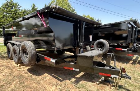 New 2026 Texas Pride Trailers 7x14x3 Tandem Axle Dump Trailer-UPGRADES!!!