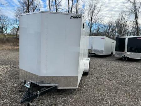 New 2027 Pace American 7 x 16 Outback DLX Flat Top V-Nose Enclosed Cargo Trailer 7K Cargo / Enclosed Trailer