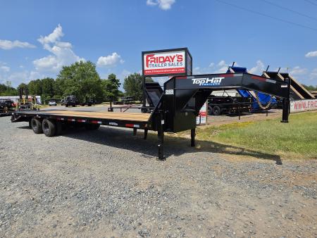 New 2026 Top Hat Trailers GN259 LO PROFILE 27'+5' x 102  Equipment Trailer