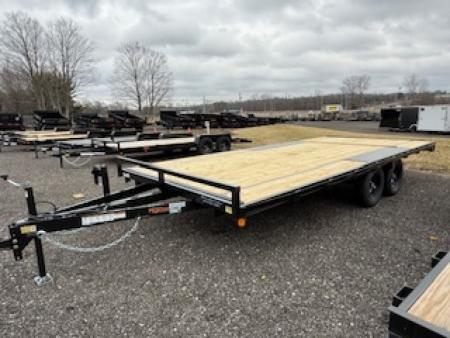 New 2027 Quality Steel and Aluminum 101  x 18' Deckover 7K Deckover Trailer