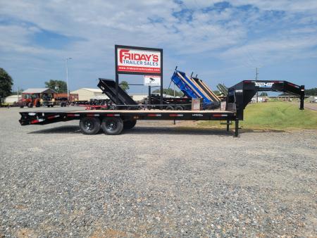 New 2026 Top Hat Trailers GN159 LO PROFILE Flatbed 20'+5' x 102" Equipment Trailer