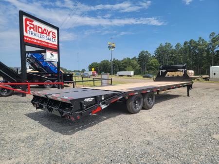 New 2026 Top Hat Trailers GN159 LO PROFILE Flatbed 20'+5' x 102" Equipment Trailer
