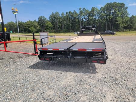 New 2026 Top Hat Trailers GN159 LO PROFILE Flatbed 20'+5' x 102" Equipment Trailer