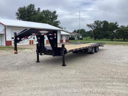 New 2027 H&H Trailers 23+9 Hydraulic Dove Gooseneck Deckover Trailer