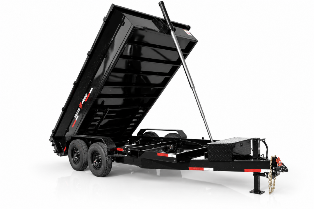 New 2026 Texas Pride Trailers 7x14x2 Bumper Pull Dump Trailer