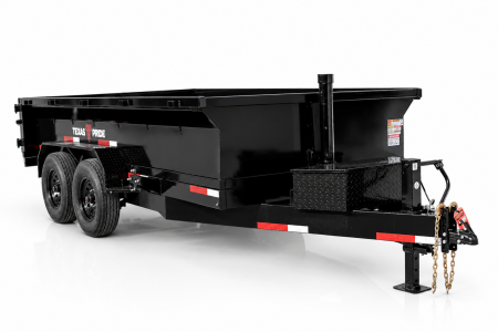New 2026 Texas Pride Trailers 7x14x2 Bumper Pull Dump Trailer