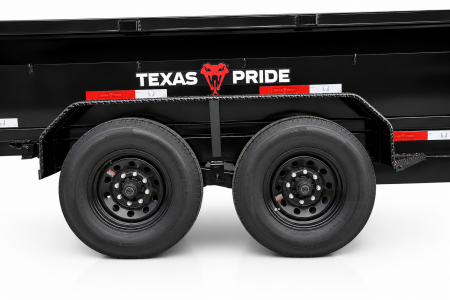 New 2026 Texas Pride Trailers 7x14x2 Bumper Pull Dump Trailer