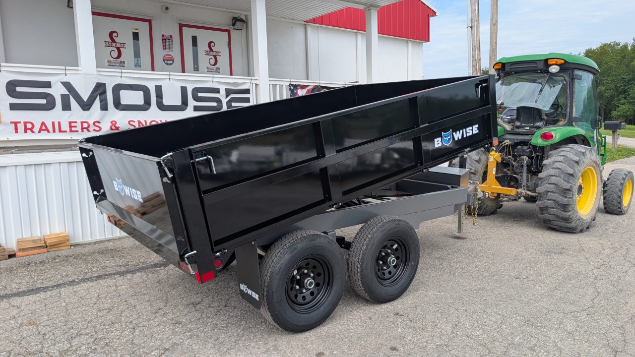 New 2027 BWise 6x10 Deckover Dump Trailer w/ Drop Sides!!!
