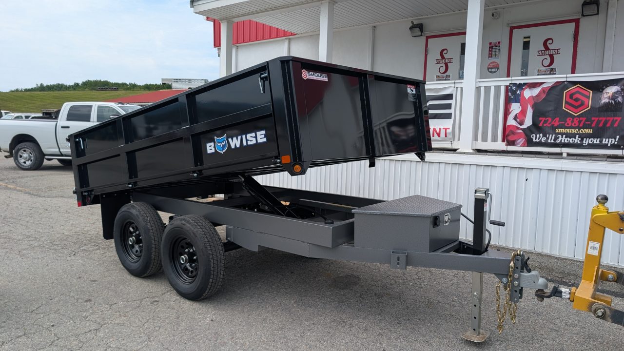 New 2027 BWise 6x10 Deckover Dump Trailer w/ Drop Sides!!!