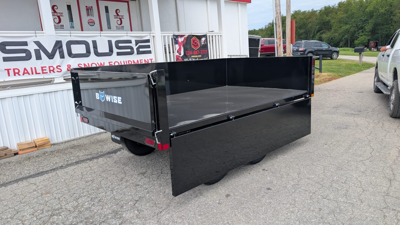 New 2027 BWise 6x10 Deckover Dump Trailer w/ Drop Sides!!!