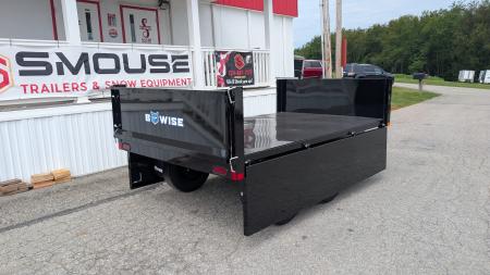 New 2027 BWise 6x10 Deckover Dump Trailer w/ Drop Sides!!!