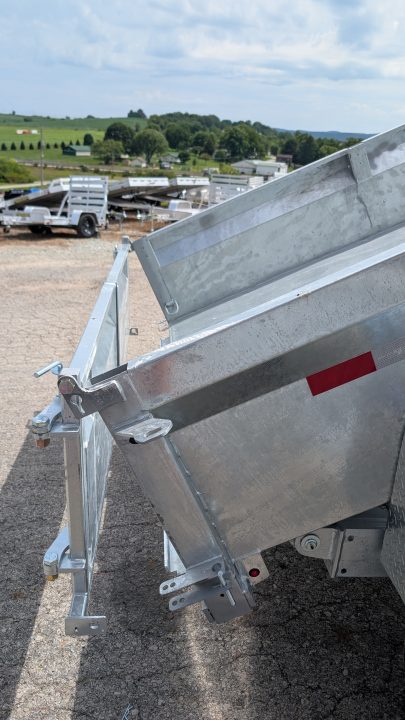 New 2027 BWISE 6x10 Lo Pro GALVANIZED Equipment Dump w/ Underbody Ramps