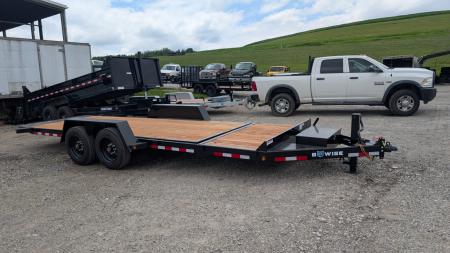 New 2027 BWise 22' (4+18) Lo Pro Gravity Split Tilt Trailer (8K AXLES!!!)
