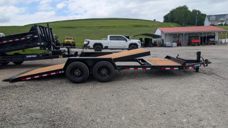 New 2027 BWise 22' (4+18) Lo Pro Gravity Split Tilt Trailer (8K AXLES!!!)