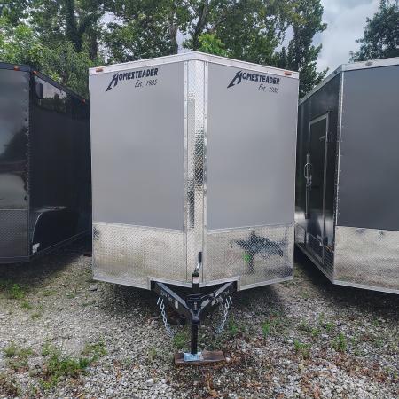 New 2027 Homesteader Trailer 7x14 TA, 6'6" interior height, 3.5k axles, .080 polycore Cargo / Enclosed Trailer