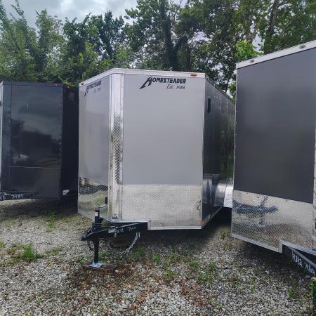 New 2027 Homesteader Trailer 7x14 TA, 6'6" interior height, 3.5k axles, .080 polycore Cargo / Enclosed Trailer