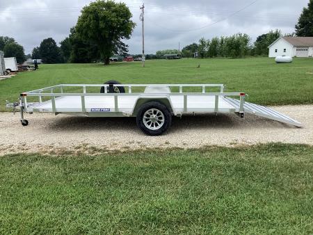 Used 2024 Sure-Trac 82X14 Aluminum Utility Trailer, 3K