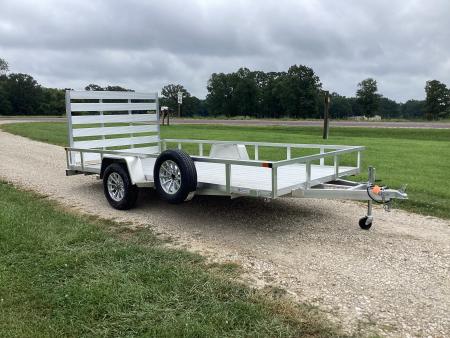 Used 2024 Sure-Trac 82X14 Aluminum Utility Trailer, 3K
