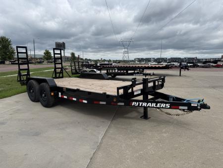 New 2023 PJ TRAILERS 83" x 18' CC Equipment Trailer