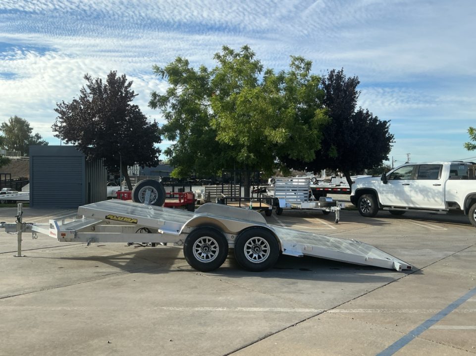 New 2027 Aluma 8218H-TILT-TA-EL-RTD 7FT X 18FT 9990 GVW Tilt Trailer