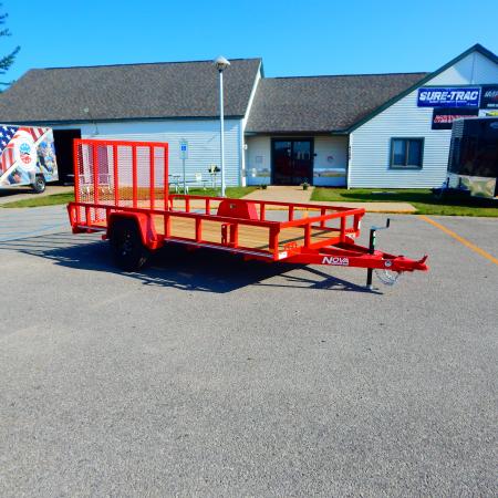 New 2027 Impact Trailers 76 x 12 Nova Tube Top Utility 3K Idler Utility Trailer
