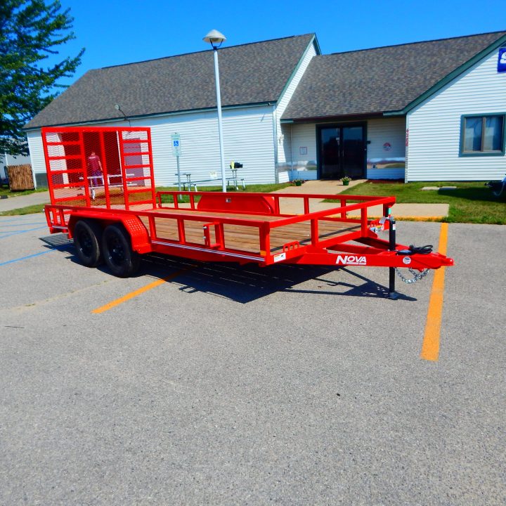 New 2027 Midsota 82 x 16 Nova Tube Top Utility 7k Utility Trailer
