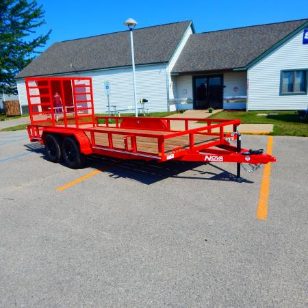 New 2027 Midsota 82 x 16 Nova Tube Top Utility 7k Utility Trailer
