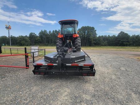 New 2026 Bad Boy 5055CS Tractor Shuttle Shift / 6' HD Rotary Cutter / 7' Grapple / 25' Top Hat Deckover Gooseneck