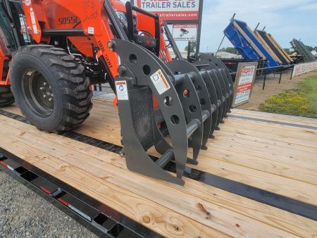 New 2026 Bad Boy 5055CS Tractor Shuttle Shift / 6' HD Rotary Cutter / 7' Grapple / 25' Top Hat Deckover Gooseneck