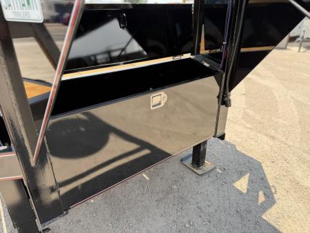 New 2026 Diamond T 8.5-25 Tandem Dual Gooseneck Tilting Deckover Equipment Hauler 24K GVWR