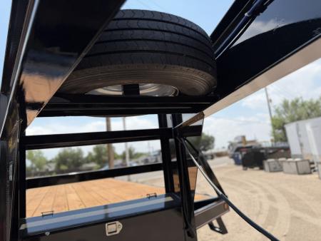 New 2026 Diamond T 8.5-25 Tandem Dual Gooseneck Tilting Deckover Equipment Hauler 24K GVWR