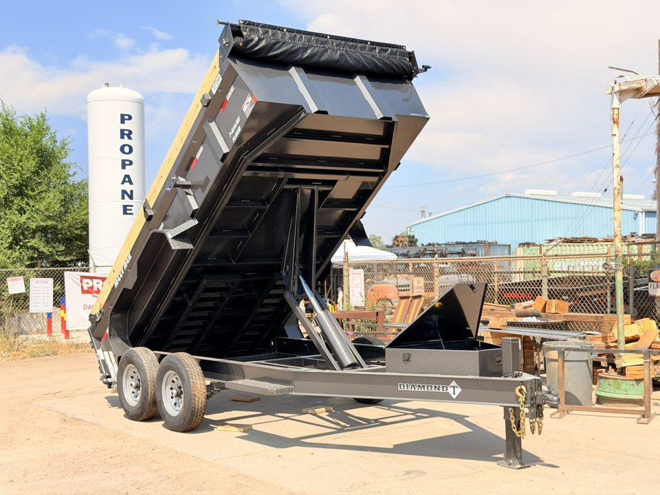 New 2026 Diamond T 7-14 Dump W/ 7 Gauge Floor/Wall 7K Axles