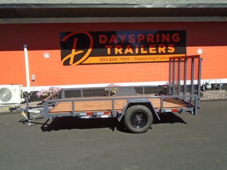 New 2027 Versatile Trailers 6X12 RAMP GATE Flatbed Trailer
