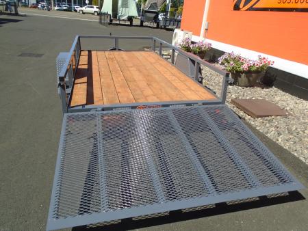 New 2027 Versatile Trailers 6X12 RAMP GATE Flatbed Trailer